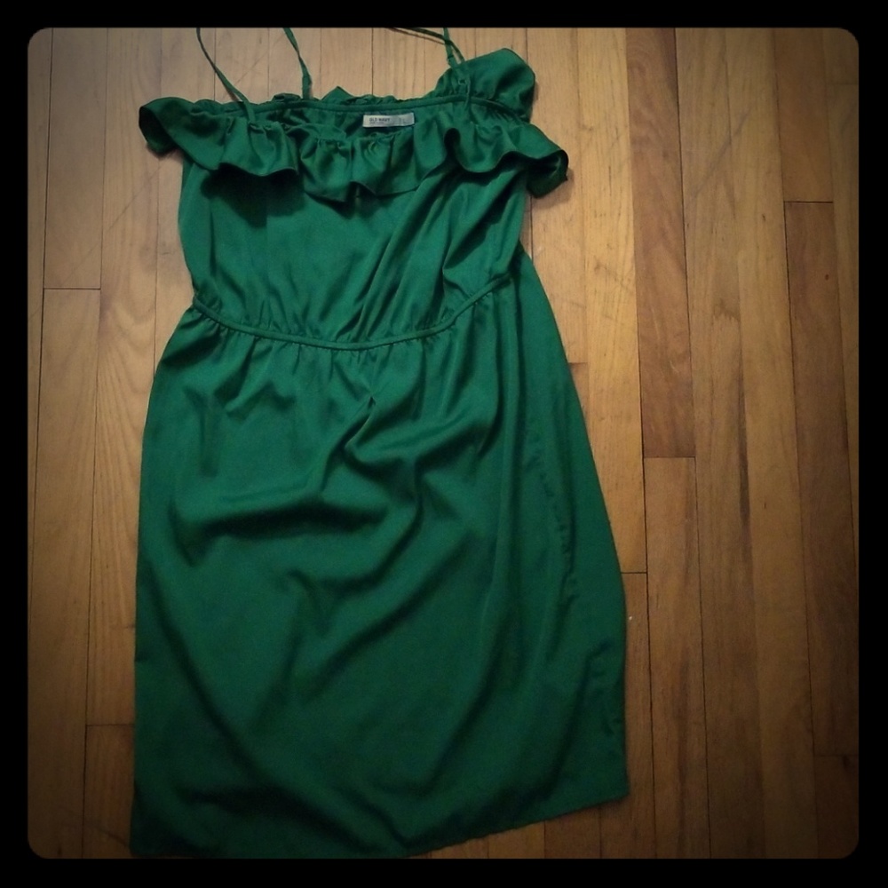 Green old navy dress